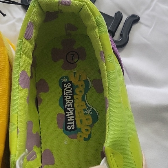 SpongeBob SquarePants Adult  Mens Slip-On Shoes - Yellow and Pink main image 5